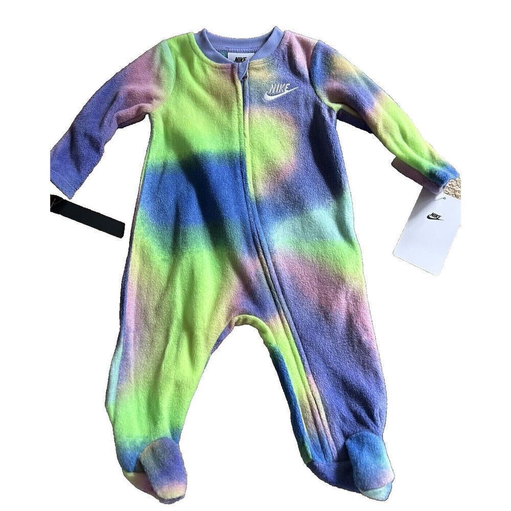 Nike Baby Girl Microfleece Sleep & Play Multi Color Size 3M